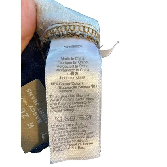 Madewell Dark Blue Straight Leg Jeans - Picture 13 of 13